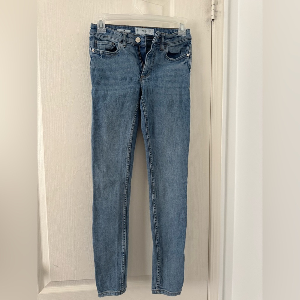 Mango Light Blue Skinny Jeans